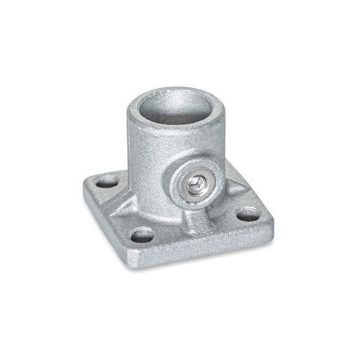 Connettore per tubi rotondo - BKG series - Inocon GmbH - a croce / in alluminio / regolabile
