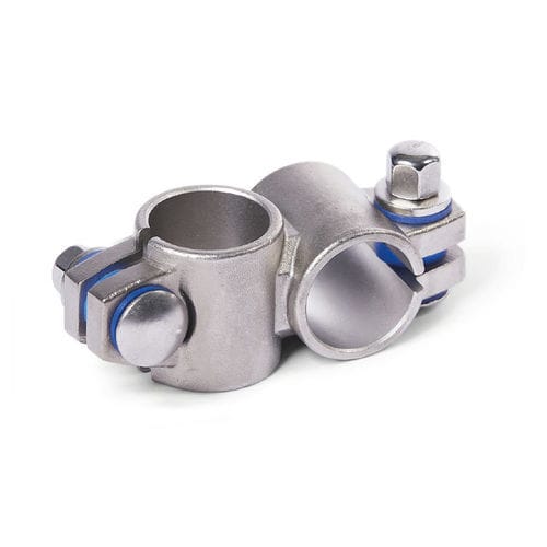 Connettore per tubi a croce - KE series - Inocon GmbH - in acciaio inossidabile / regolabile