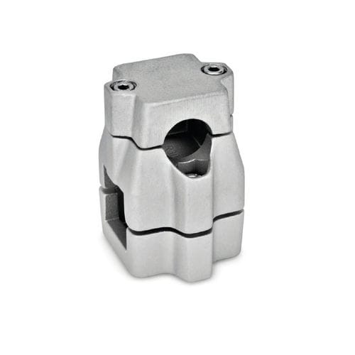 Connettore per tubi rotondo - KMU series - Inocon GmbH - a croce / quadrato / in ghisa di alluminio