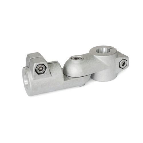 Connettore per tubi rotondo - GSP series - Inocon GmbH - articolato / in ghisa di alluminio / regolabile