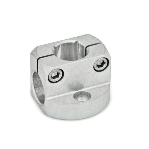 Connettore per tubi rotondo - BG series - Inocon GmbH - quadrato / in alluminio / regolabile