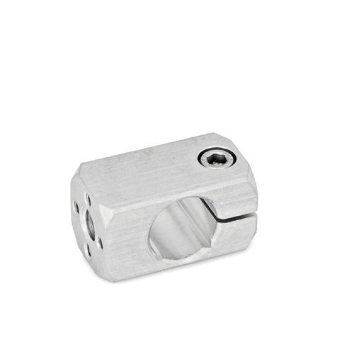 Connettore per tubi rotondo - CGA series - Inocon GmbH - quadrato / in alluminio / in acciaio inossidabile