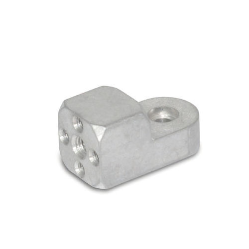 Connettore per tubi rotondo - LGA series - Inocon GmbH - gomito a 45° / in alluminio / regolabile