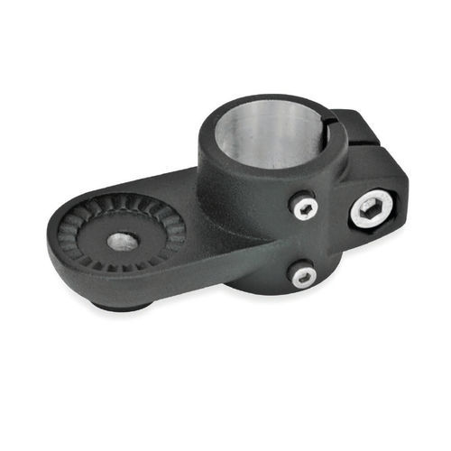Connettore per tubi rotondo - LSP.E series - Inocon GmbH - in alluminio / regolabile / appoggio pendolare