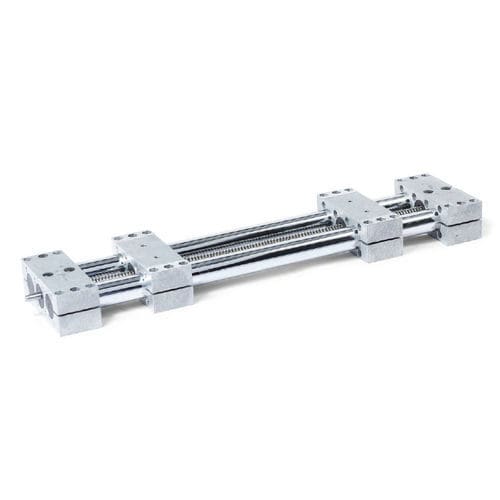 Asse lineare a doppio tubo - VD2E series - Inocon GmbH - manuale / in alluminio / di precisione