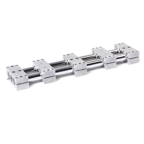 Asse lineare a doppio tubo - VD3E series - Inocon GmbH - manuale / in alluminio / di precisione