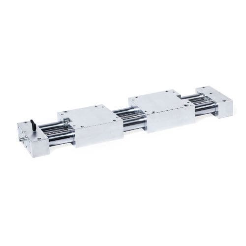 Asse lineare con vite a sfere - PD2DK series - Inocon GmbH - a doppio tubo / manuale / in alluminio