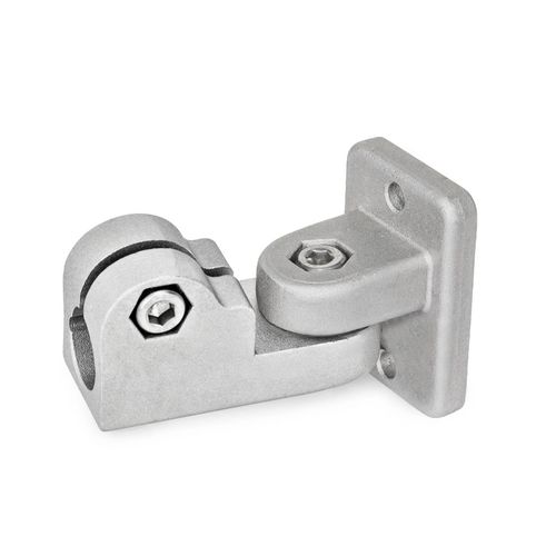 Connettore per tubi rotondo - GKF series - Inocon GmbH - in alluminio / ad avvitamento / regolabile