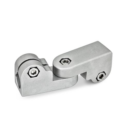 Connettore per tubi rotondo - GKT series - Inocon GmbH - in alluminio / regolabile / appoggio pendolare