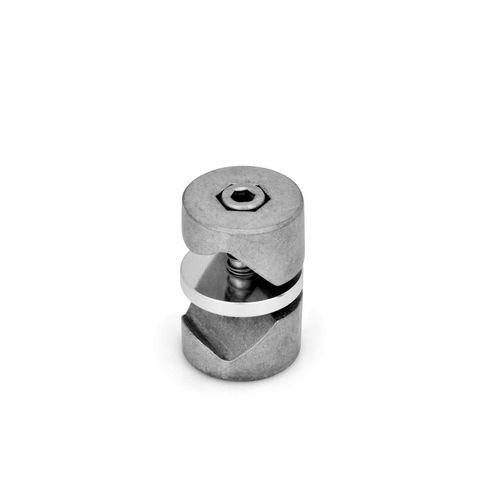 Connettore per tubi rotondo - GMV - Inocon GmbH - in acciaio inossidabile / in ghisa di alluminio / appoggio pendolare