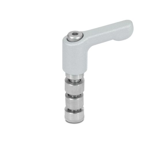 Leva di bloccaggio in acciaio - HM series - Inocon GmbH - in acciaio inossidabile / regolabile / filettata
