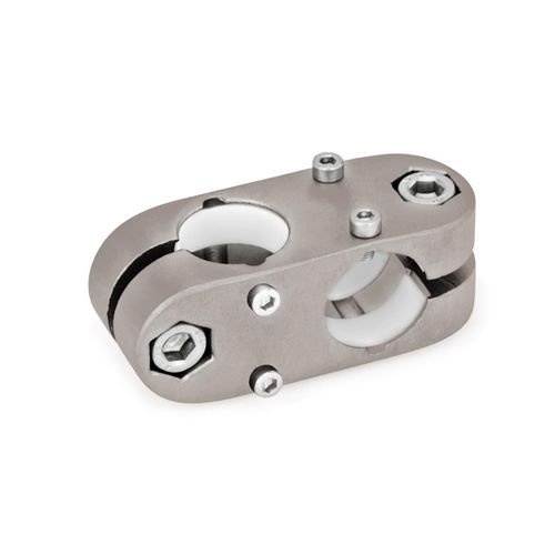 Connettore per tubi rotondo - KK.Z - Inocon GmbH - a croce / in acciaio inossidabile / regolabile