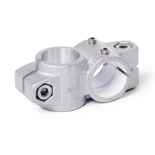 Connettore per tubi a croce - KS.E series - Inocon GmbH - in ghisa di alluminio / regolabile / scorrevole
