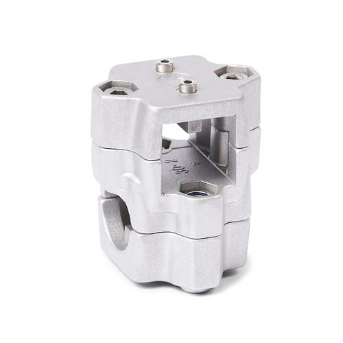 Connettore per tubi rotondo - KM.Z series - Inocon GmbH - a croce / quadrato / in ghisa di alluminio