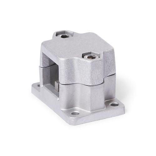 Connettore per tubi rotondo - FM.E series - Inocon GmbH - quadrato / in alluminio / regolabile