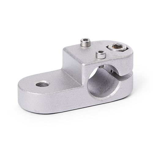 Connettore per tubi rotondo - LKQ.E series - Inocon GmbH - in alluminio / regolabile / scorrevole