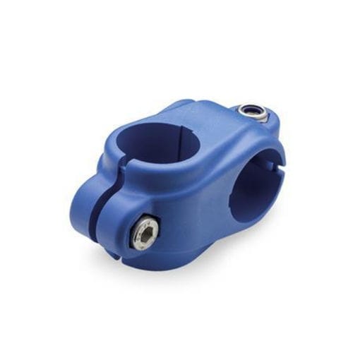 Connettore per tubi rotondo - KS.P series - Inocon GmbH - a croce / in poliammide rinforzato con fibra di vetro / regolabile