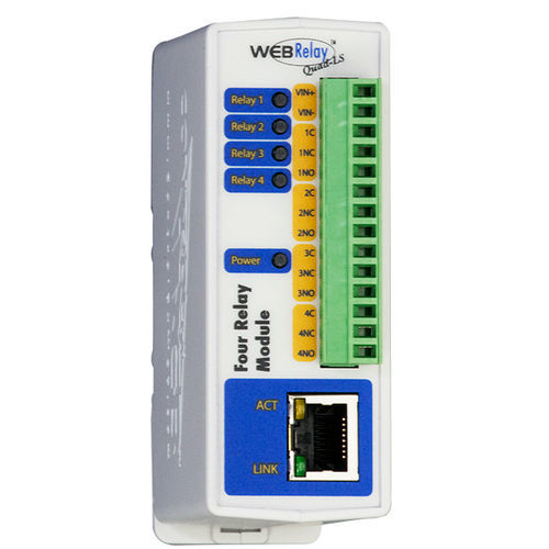 Relè di controllo di impulsi - WebRelay-Quad™ - Xytronix Research & Design, Inc. - 1NA/NC / per pompa / compatto