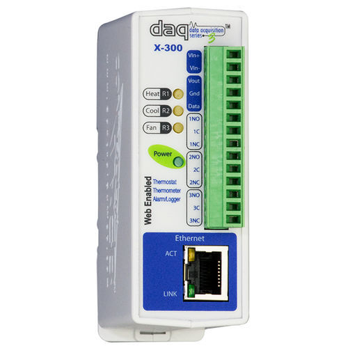Termostato programmabile - X-300™ series - Xytronix Research & Design, Inc. - con relè / su guida DIN / per riscaldamento e condizionamento
