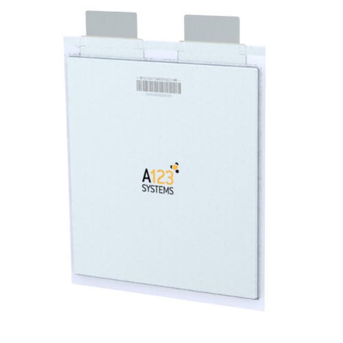 Batteria fosfato di ferro litio - User Side - a123systems - rettangolare / 3 V / industriale