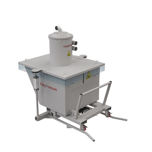 Cassonetto auto-basculanti - ITALYVACUUM S.R.L. - in metallo / a pedale
