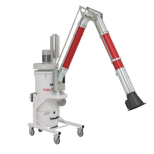 Aspiratore di fumo mobile - UNISMOKE 48 - ITALYVACUUM S.R.L. - di saldatura / inerziale