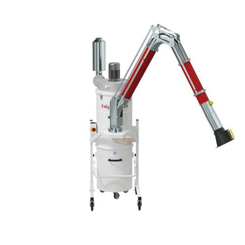 Aspiratore di fumo mobile - Maxi Vortex Smoke - ITALYVACUUM S.R.L. - ad uso industriale / di saldatura / laser