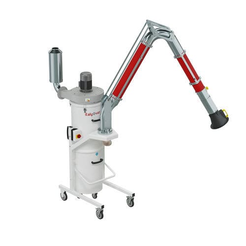 Aspiratore di fumo mobile - Universal Smoke - ITALYVACUUM S.R.L. - di saldatura / con filtro a carbone attivo / con filtro HEPA