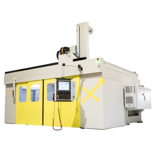 Centro di lavoro CNC 5 assi - T - Multiax International CNC srl - con mandrino orientabile / per metalli non ferrosi / per compositi