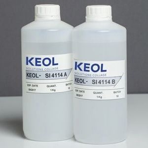 Colla al silicone - KEOL-SI 2336	 - KEOL - per metallo / bicomponente / trasparente