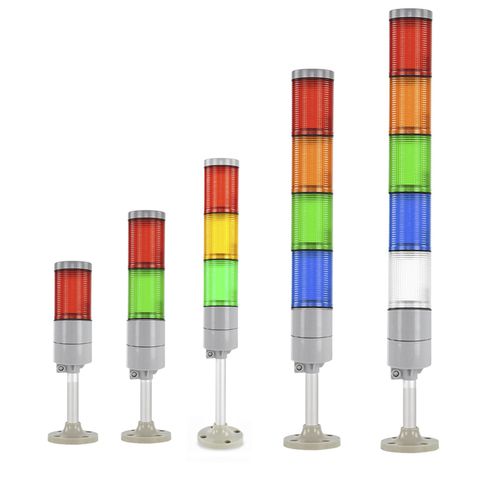 Colonna luminosa LED - LTA-052T(W) - Hangzhou Yasong Electronic Co.,Ltd - lampeggiante / permanente / a 3 colori