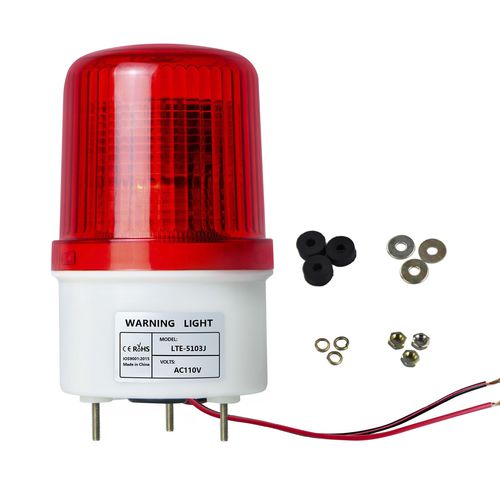 Segnalatore luminoso flash - LTE-5103J - Hangzhou Yasong Electronic Co.,Ltd - girevole / LED / 24 VDC