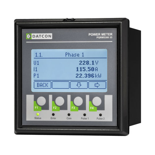 Wattmetro frequenzimetro - PQRM5300 33 - Datcon Industrial Electronics Ltd. - contatore di energia / di potenza apparente / di potenza reattiva