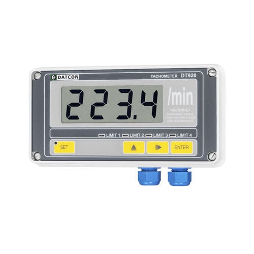 Tachimetro a contatto - DT920  - Datcon Industrial Electronics Ltd. - ottico / per montaggio su pannello / digitale