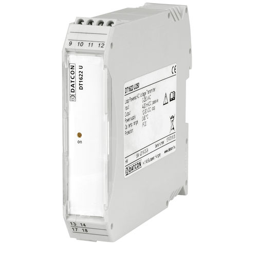 Trasmettitore di tensione AC - DT1622 series - Datcon Industrial Electronics Ltd. - a isolamento galvanico / su guida DIN