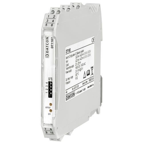 Isolatore galvanico - DT1102 (PS) switch selectable I/O - Datcon Industrial Electronics Ltd. - 4-20mA / di corrente / di tensione DC