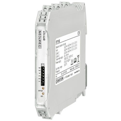 Isolatore galvanico - DT1122 dual-output (splitter) - Datcon Industrial Electronics Ltd. - 4-20mA / di tensione / di corrente