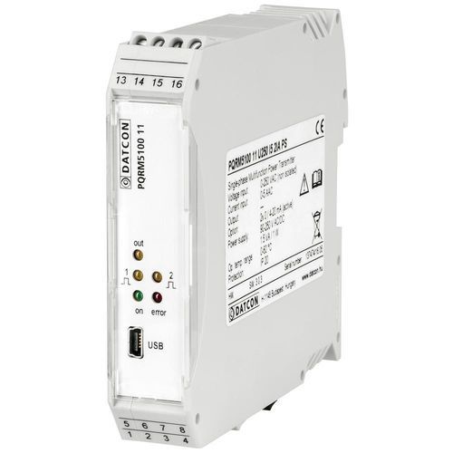 Relè di sorveglianza di potenza - PQRM5100 11 series - Datcon Industrial Electronics Ltd. - di fase / di corrente / di tensione