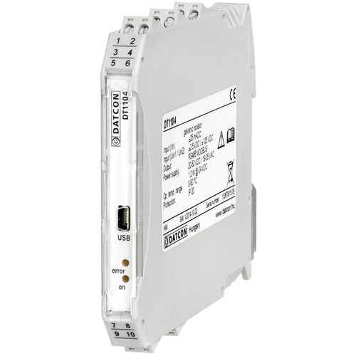 Isolatore di segnale galvanico - DT1104 UI RS4 - Datcon Industrial Electronics Ltd. - di corrente / di tensione / 4-20mA