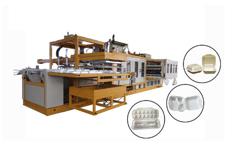Macchina da taglio e formatura - PS - Longkou City Hongrun Packing Machinery Co., Ltd. - a lama / per materie plastiche / per tessuti