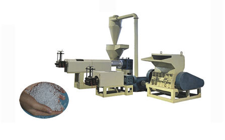 Unità di riciclaggio per materie plastiche - Longkou City Hongrun Packing Machinery Co., Ltd. - mediante triturazione / su linea di processo