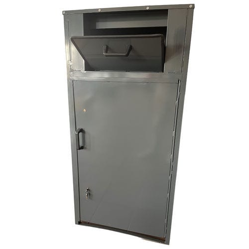 Contenitore per rifiuti in polietilene - 360 - CAYS - in acciaio galvanizzato / per scarti industriali / con sistema di sicurezza