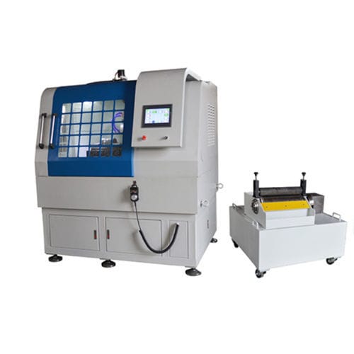 Macchina da taglio per metallografia - QGZ series - Shanghai Shangcai testing machine Co.,Ltd - a lama rotativa / controllata da PLC / automatica