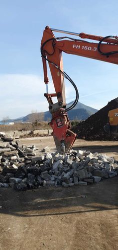 Pinza idraulica di demolizione per demolizione primaria - CR800 - Promove srl - per demolizione secondaria / per calcestruzzo / rotativa