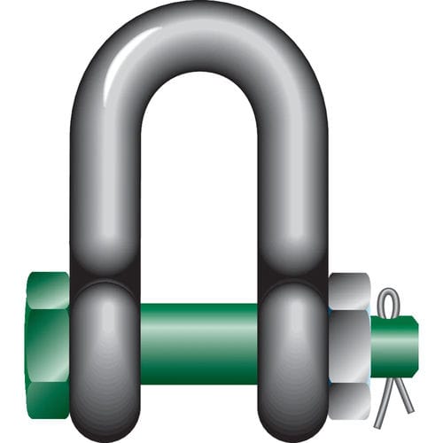 Grillo di sollevamento a D - G-4153 - Mennens - con dado e bullone di sicurezza / in acciaio altamente resistente