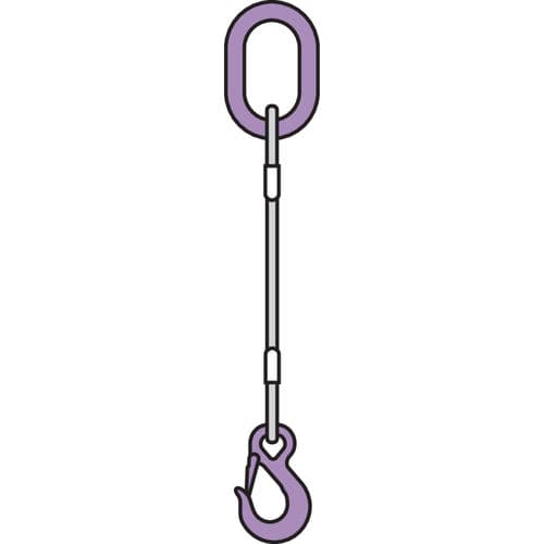 Braca di sollevamento con cavo - WLS-175  - Mennens - a corda / in alluminio / in acciaio