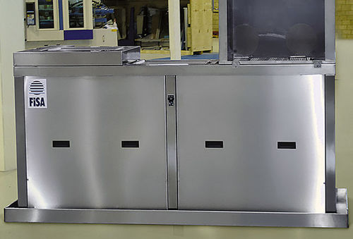 Macchina per pulizia ad acqua - LRD/P140 - Fisa North America - di pezzi / per l'industria plastica