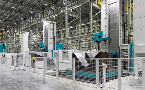 Alesatrice-fresatrice CNC - SPEEDRAM series - PAMA SpA - orizzontale / da pavimento / 4 assi