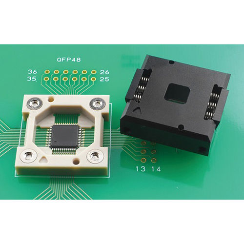 Socket di test a scatto - DCL-QFP1414-100-P050 - JC CHERRY INC. - QFP / SOP / a contatto diretto