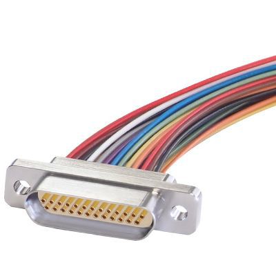 Connettore di dati - VCMDS15R-AL-26L1000-TE - JC CHERRY INC. - micro-D / rettangolare / isolato